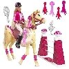 Pour obtenir plus d'information sur Barbie saut d'obstacles cheval + poupe