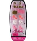 Poupe Assortiment de chaussures Barbie oranges, roses, or : obtenir plus d'information