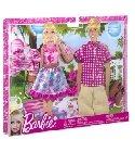 poupee Coffret habits Barbie et Ken robe fleurs