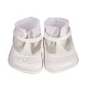 poupee Chaussures sandales blanches 70mm