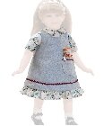 poupee v�tement poup�e robe bleue