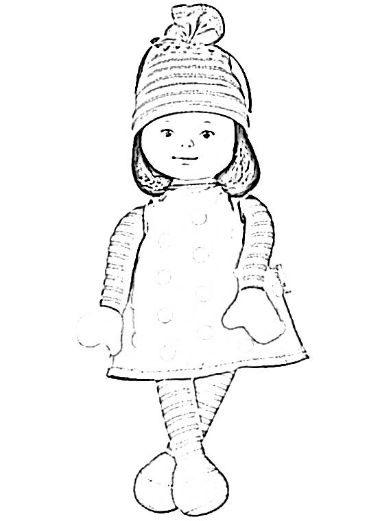 Coloriage Doucette Cerise Univers Poupees Com