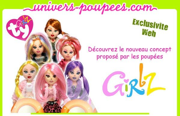 cliquez pour découvrir les GIRLZ et leur univers sur le Web