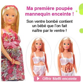 Une poupe enceinte, un excellent outils pdagogique en plus d'un jouet passionnant pour expliquer aux enfants d'ou viennent les bbs