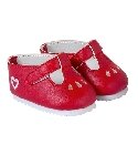 chaussures rouges Bébés 36 cm poupee