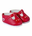 Chaussures rouges Bébé 42 cm poupee