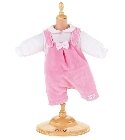 Salopette rose Bébé 42cm poupee