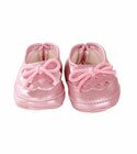 poupee Chaussures Gotz roses lacets bébé 30-33cm