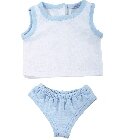 poupee Lingerie bleue bb/poupe 30-50cm