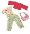 Poupee Ensemble baggy vert 33 cm