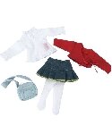 Poupee Ensemble jupe et cache cur 33 cm