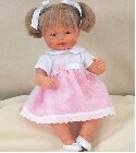 poupee Cuco robe rose tulle