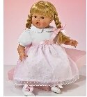 Danny robe rose et blanche Mieldeabeja poupee