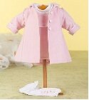 poupee Ensemble Cuco manteau rose