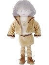 Poupee Ensemble tenue lopard en velours ctel