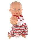 Mini bébé Téo salopette I Love you poupee