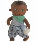 poupee Bb Petra 22cm africain fait pipi