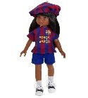 Nora supportrice Barça poupee
