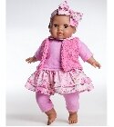 Alberta bébé tenue rose 33cm poupee