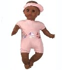 poupee Bb Bubble fille rose africaine 32cm