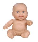 poupee Mini bébé fille nue européenne souriante