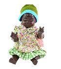 Baigneur 25cm 'little bob' noir ori... poupee