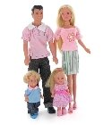 La famille de Steffi poupee